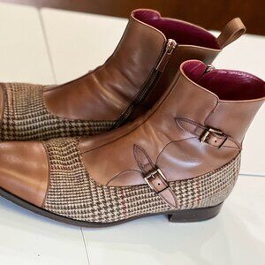 Dapper Lane Leather & Wool Boot